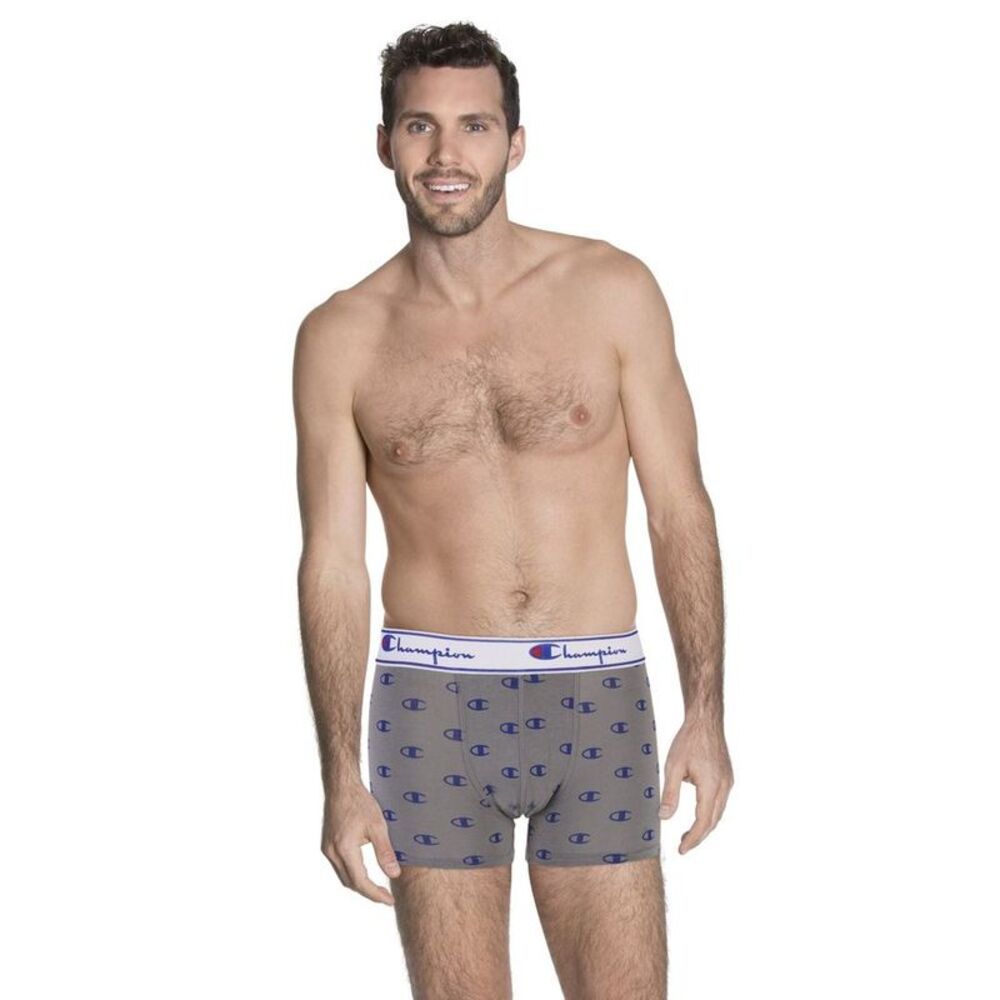 Champion Gray Cotton Men's Boxers